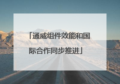 通威组件效能和国际合作同步推进