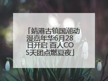 靖港古镇国潮动漫嘉年华6月28日开启 百人COS天团点燃夏夜