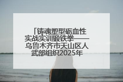 铸魂塑型砺血性 实战实训锻铁拳——乌鲁木齐市天山区人武部组织2025年度民兵集中轮训