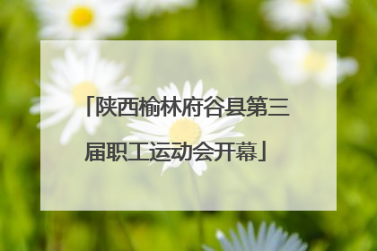 陕西榆林府谷县第三届职工运动会开幕