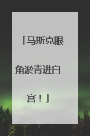 马斯克眼角淤青进白宫！