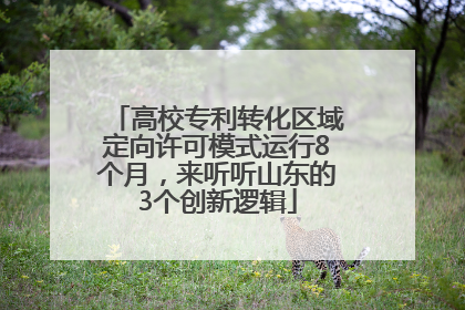 高校专利转化区域定向许可模式运行8个月，来听听山东的3个创新逻辑