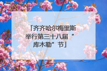 齐齐哈尔梅里斯举行第三十八届“库木勒”节
