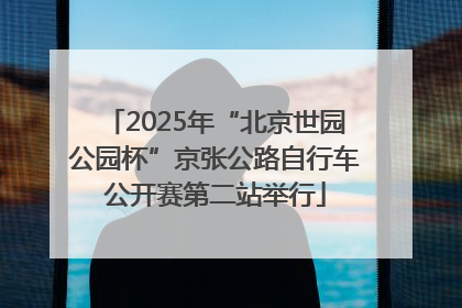 2025年“北京世园公园杯”京张公路自行车公开赛第二站举行