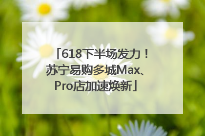 618下半场发力！苏宁易购多城Max、Pro店加速焕新